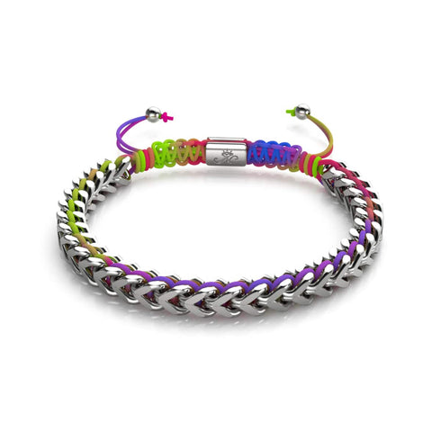 Spectrum x Silber | Gaia Weizenkettenarmband